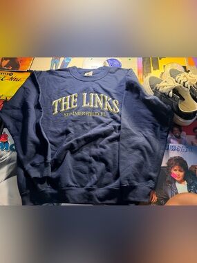 Vintage The Links Summerfield FL Navy Crewneck Sweatshirt